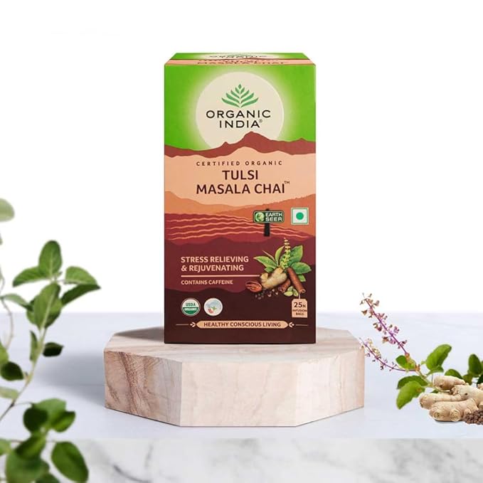 Organic India Tulsi Masala Chai - PUSHMYCART