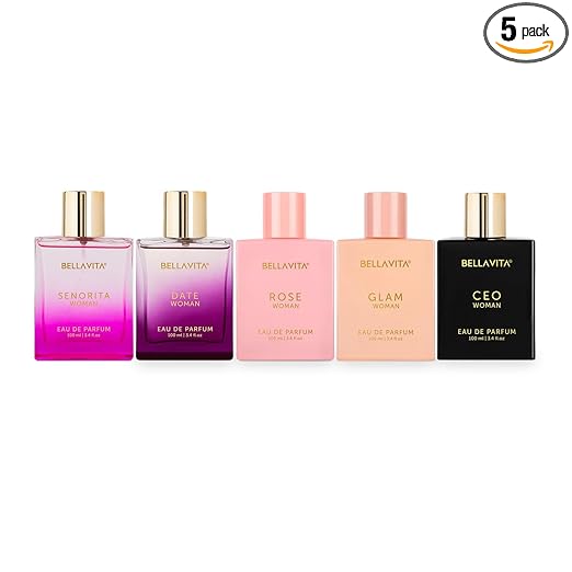 Bella Vita Luxury Everready Floral, Woody, Musky Liquid Perfume Combo