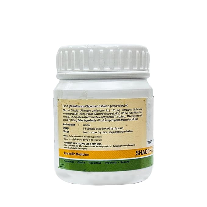 Kerala Ayurveda Shaddharana Choornam Tablets