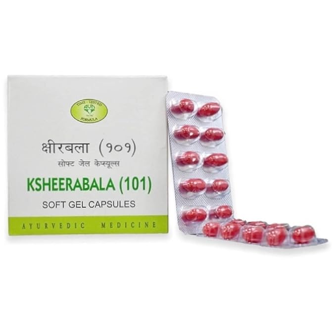AVN ksheerabala (101) soft gel capsules