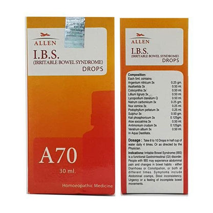Allen A70 I.B.S.Irritable Bowel Syndrome Drop - PUSHMYCART
