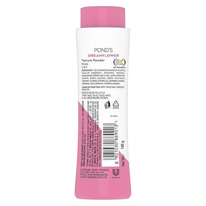 Pond’s Dreamflower, Pink Lily Fragrant Talcum Powder