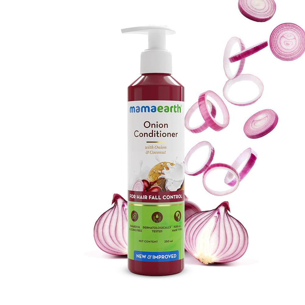 Mamaearth Onion Conditioner With Onion & Coconut For Hair Fall Control - PUSHMYCART