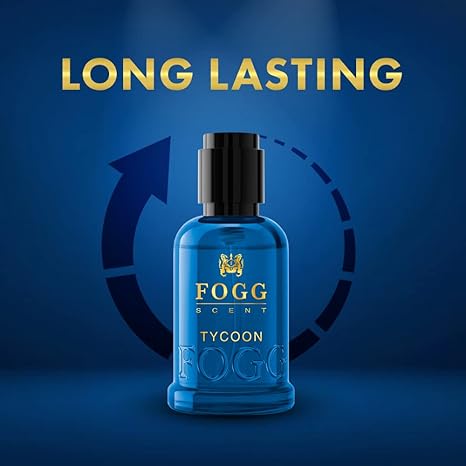 FOGG Men Spray Scent Tycoon Perfume, Long-Lasting, Fresh & Powerful Fragrance Spray