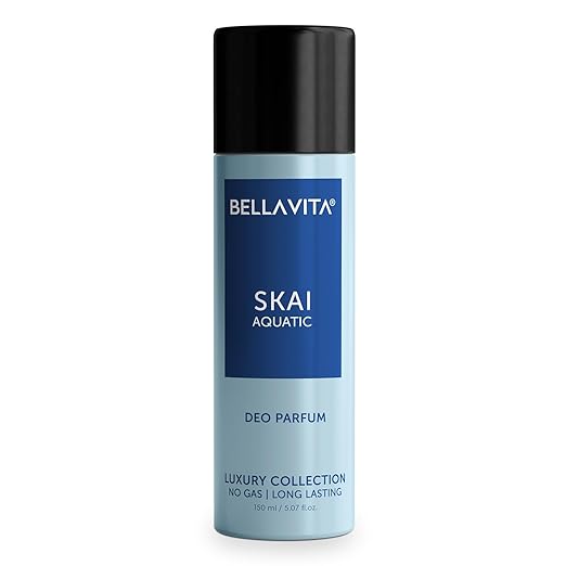 Bella Vita Luxury SKAI AQUATIC No Gas Deodorant Body Parfum for Men