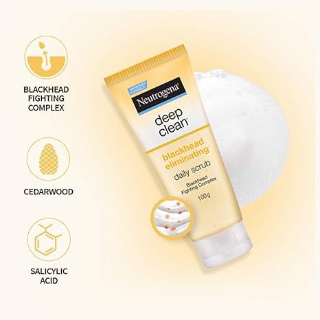 Neutrogena Deep Clean Blackhead Eliminating Daily Scrub - PUSHMYCART