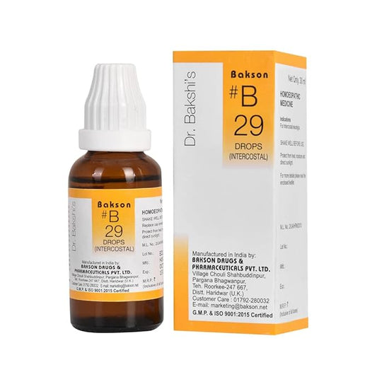 Bakson's B29 Intercostal Drop 30ml