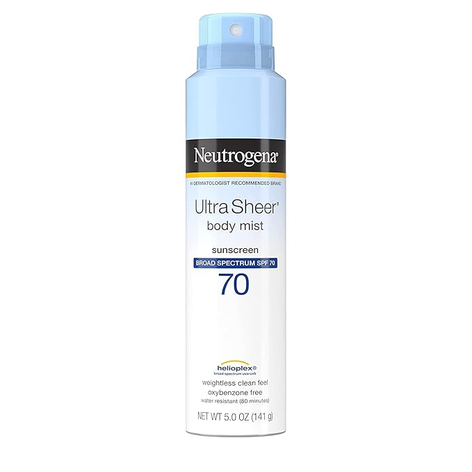 Neutrogena Ultra Sheer Body Mist Sunscreen Spray