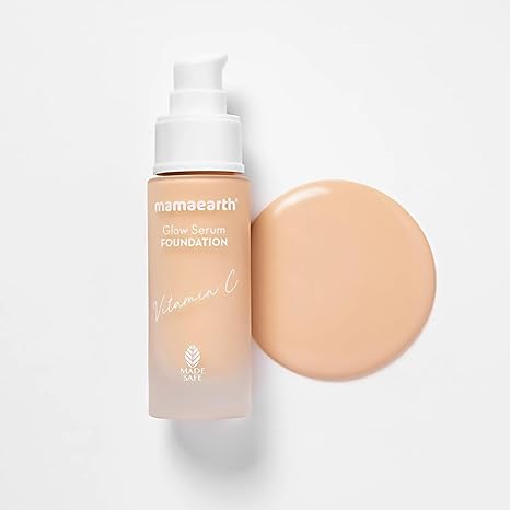 Mamaearth Glow Serum Foundation|Natural Glow