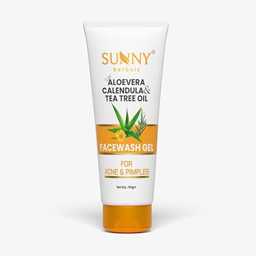 Bakson's Sunny Herbal Face Wash Gel with Aloevera, Calendula and Tea Tree Oil