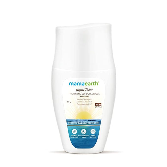 Mamaearth Aqua Glow Hydrating Sunscreen Gel with Himalayan Thermal Water