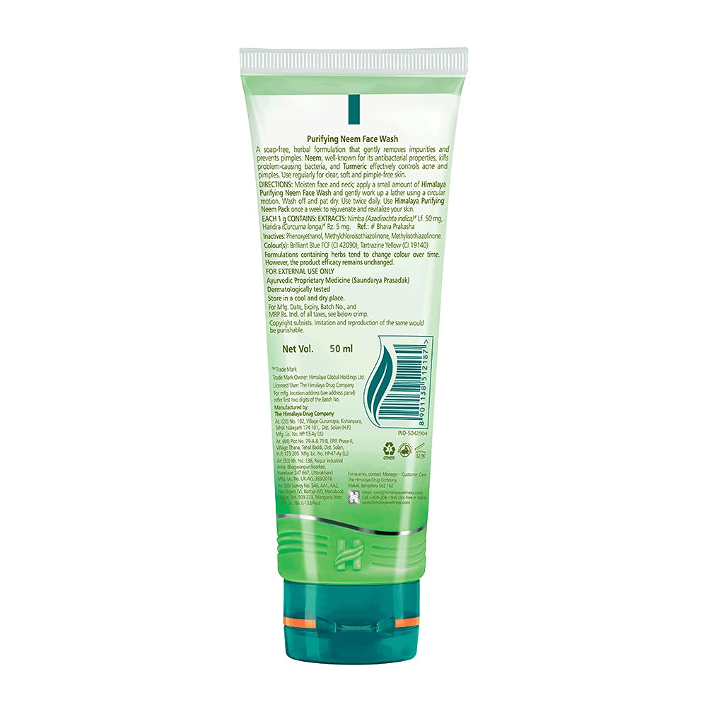 Himalaya Herbals Purifying Neem Face Wash