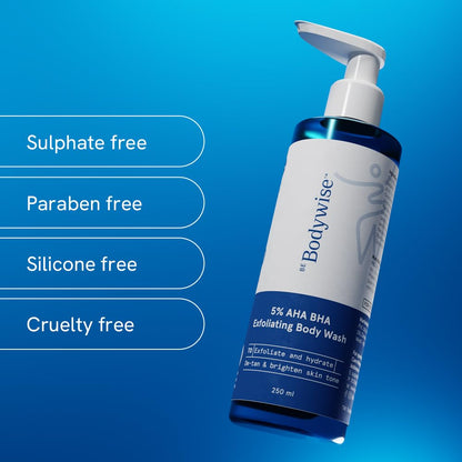 Be Bodywise 5% AHA BHA Exfoliating Body Wash 250ml