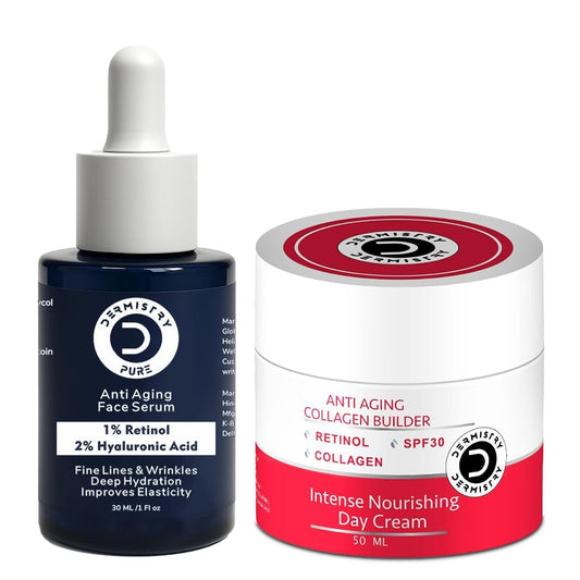 Dermistry 1% Retinol 2% Hyaluronic Acid Face Serum for Skin Care