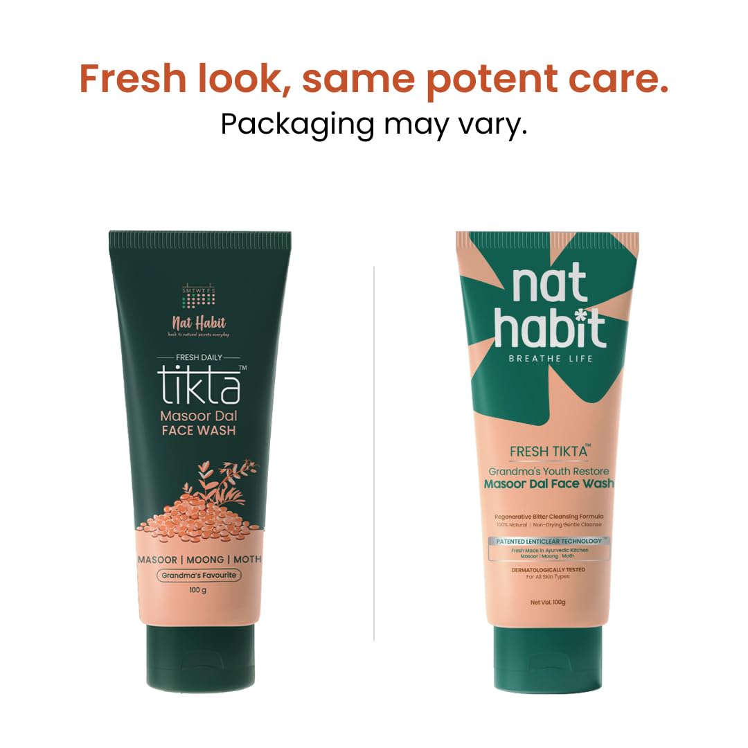 Nat Habit Masoor Dal Tikta Face Wash