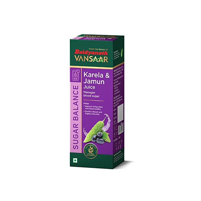 Baidyanath Vansaar Karela Jamun Juice |Diabetes Care Juice