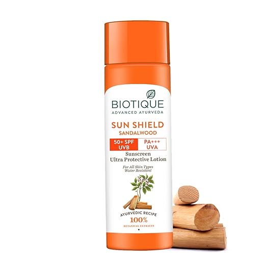 Biotique Sandalwood Sunscreen Ultra Soothing Face Lotion SPF 50+