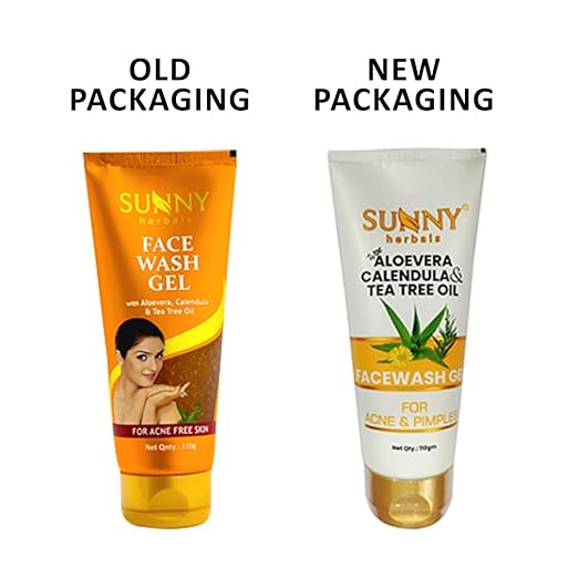 Bakson's Sunny Herbal Face Wash Gel with Aloevera, Calendula and Tea Tree Oil - PUSHMYCART