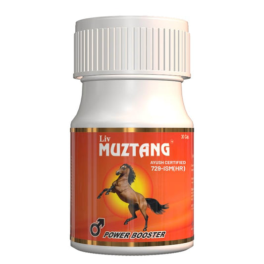 Liv Muztang Power Booster Ayurvedic Capsule | For Immunity & Stamina