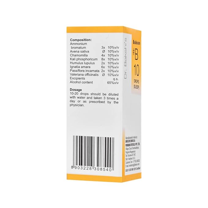 Bakson's B10 Sleep Drop 30ml