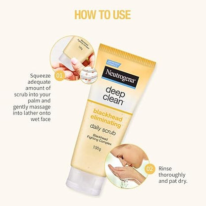 Neutrogena Deep Clean Blackhead Eliminating Daily Scrub - PUSHMYCART