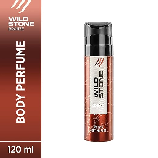 Wild Stone Bronze Pefume Body Spray, No Gas Deodorant for Men