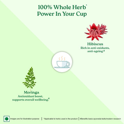 A TATA Product - Organic India Moringa Hibiscus