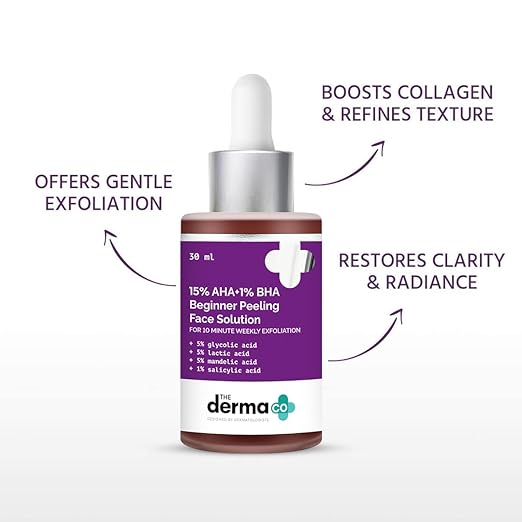 The-Derma-Co-15%-AHA-+-1%-BHA-Beginner-Face-Peeling-Solution