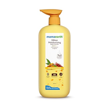 Mamaearth Ubtan Moisturizing Body Lotion - PUSHMYCART