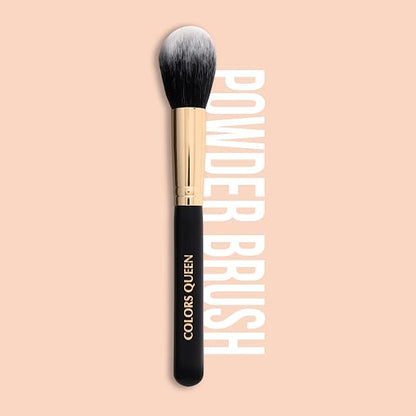 Colors-Queen-100%-Vegan-Powder-Brush---Black