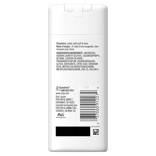 Olay Fresh Outlast Cooling White Strawberry & Mint Body Wash