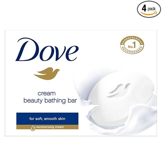 Dove Cream Beauty Bathing Bar With ¼ Moisturizing Cream