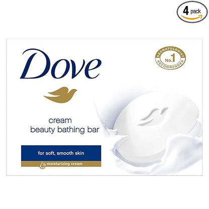 Dove Cream Beauty Bathing Bar With ¼ Moisturizing Cream