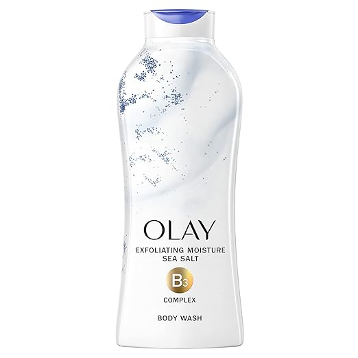 Olay Body Wash Daily Exfoliating, White