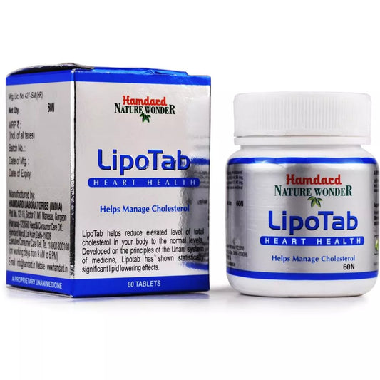 Hamdard Lipotab Tablet bottle of 60 tablets