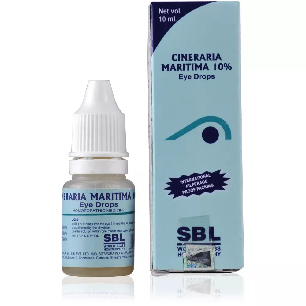 SBL Cineraria Maritima 10% Eye Drop 30gms - PUSHMYCART