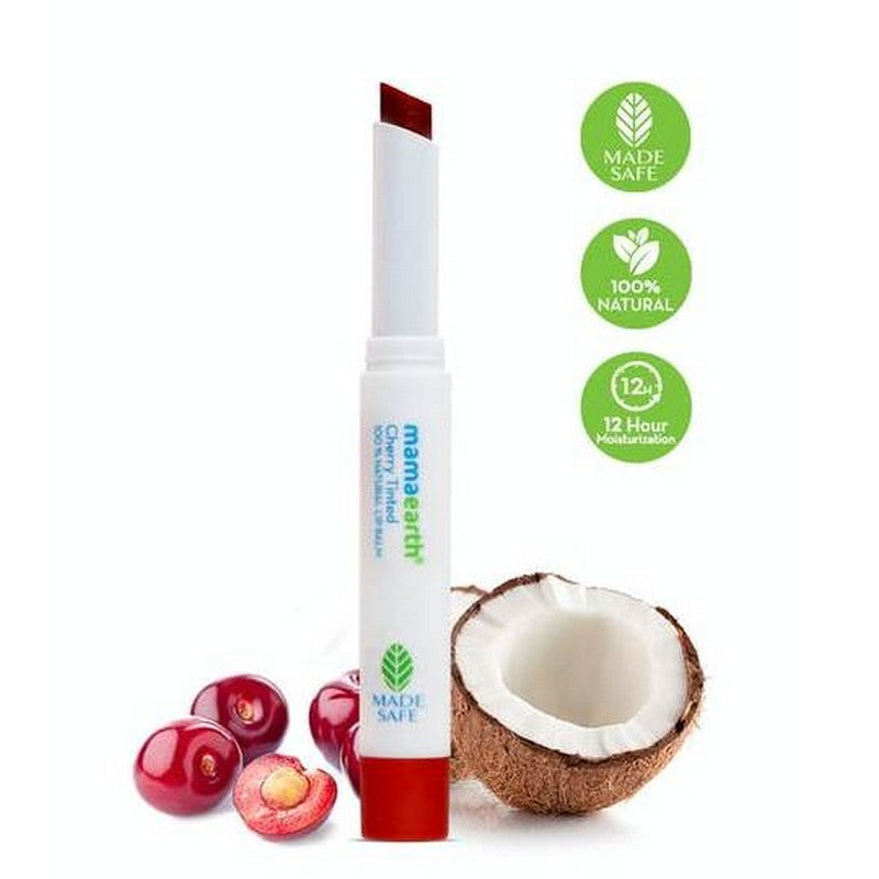 Mamaearth Cherry Tinted 100% Natural Lip Balm