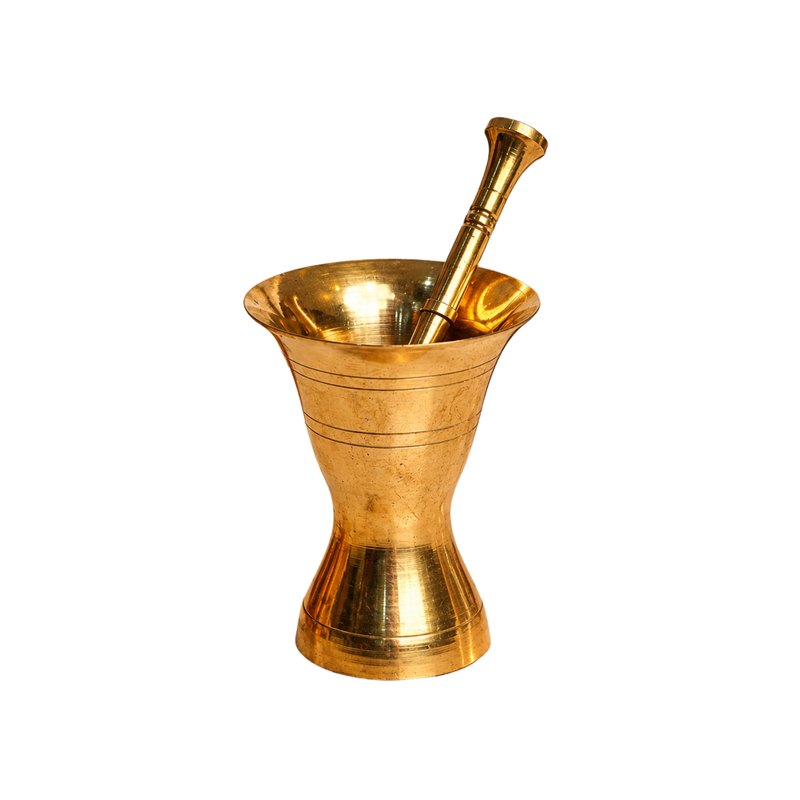 Mahita Collections Antique Miniature Mini Imam Dasta Mortar and Pestle Set 59g
