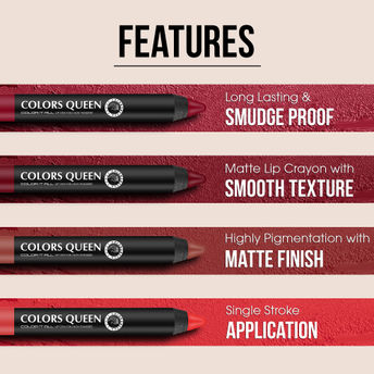Colors-Queen-Color-It-All-Non-Transfer-Matte-Lip-Crayon