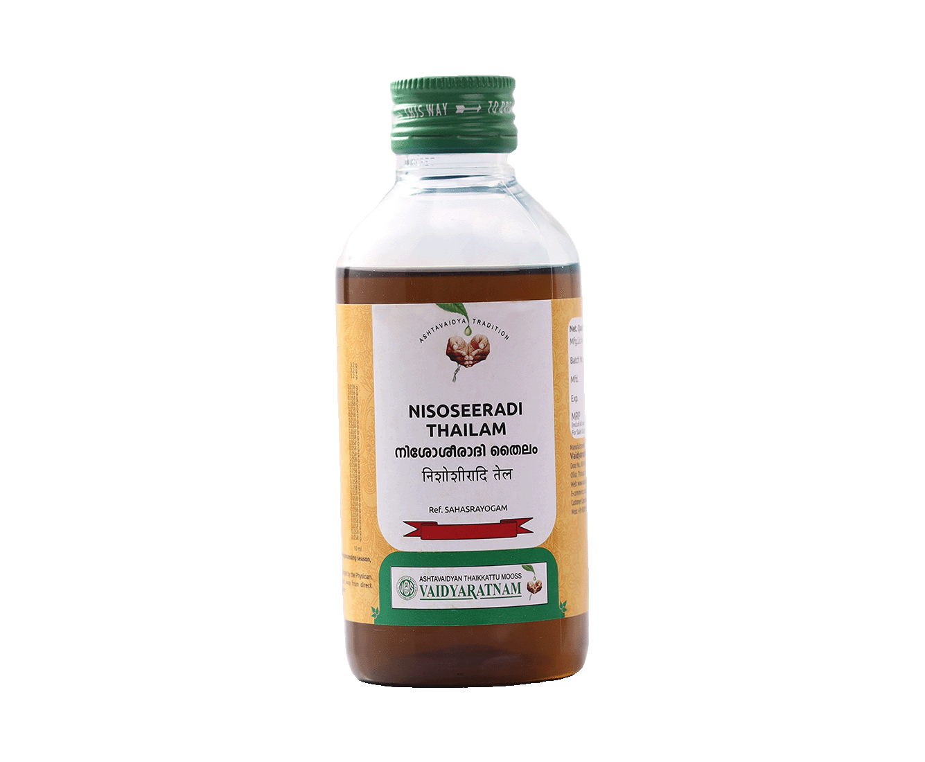 Vaidyaratnam Nisoseeradi Oil