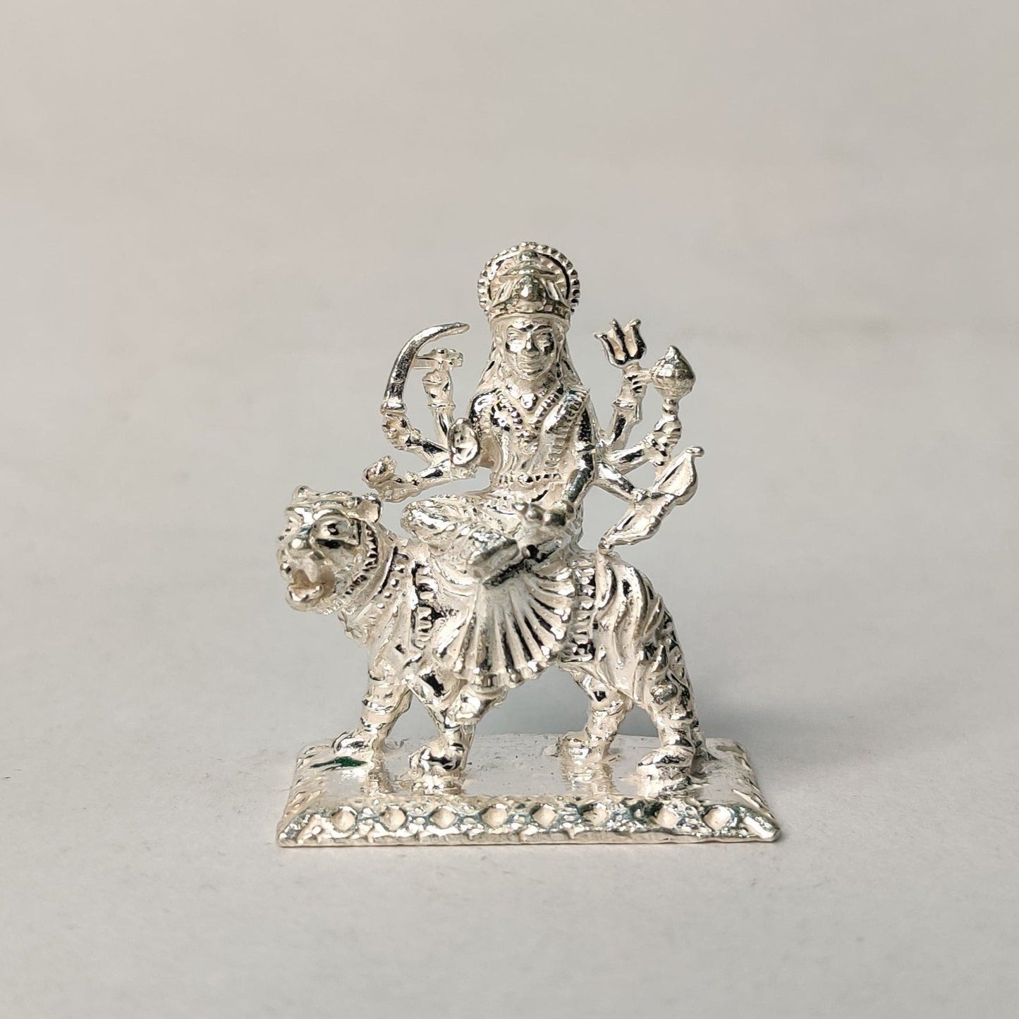 Pure Silver Durga Mata Idol 31.19 grams