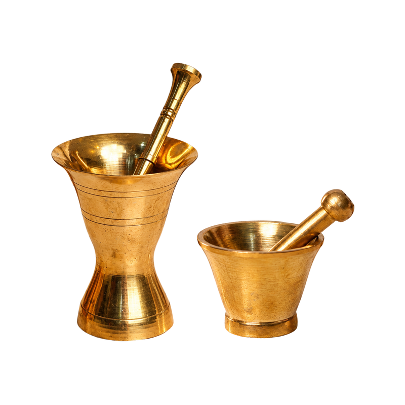 Mahita Collections Antique Miniature Imam Dasta Mortar and Pestle Set 97g