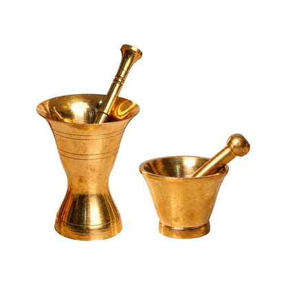 Mahita Collections Antique Miniature Imam Dasta Mortar and Pestle Set 97g
