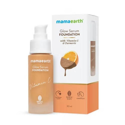 Mamaearth Glow Serum Foundation|Toffee Glow