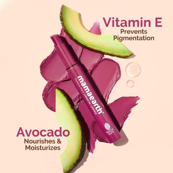 Mamaearth Moisture Matte Long Stay Lipstick Pink Lemonade