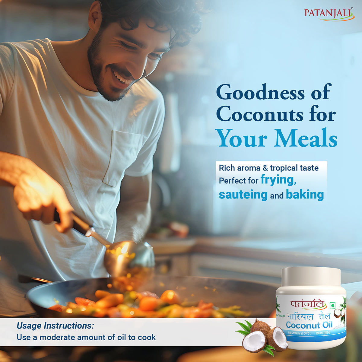 Patanjali Coconut Oil (J)