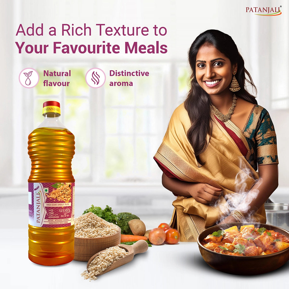 Patanjali Pure Sesame oil 1 ltr