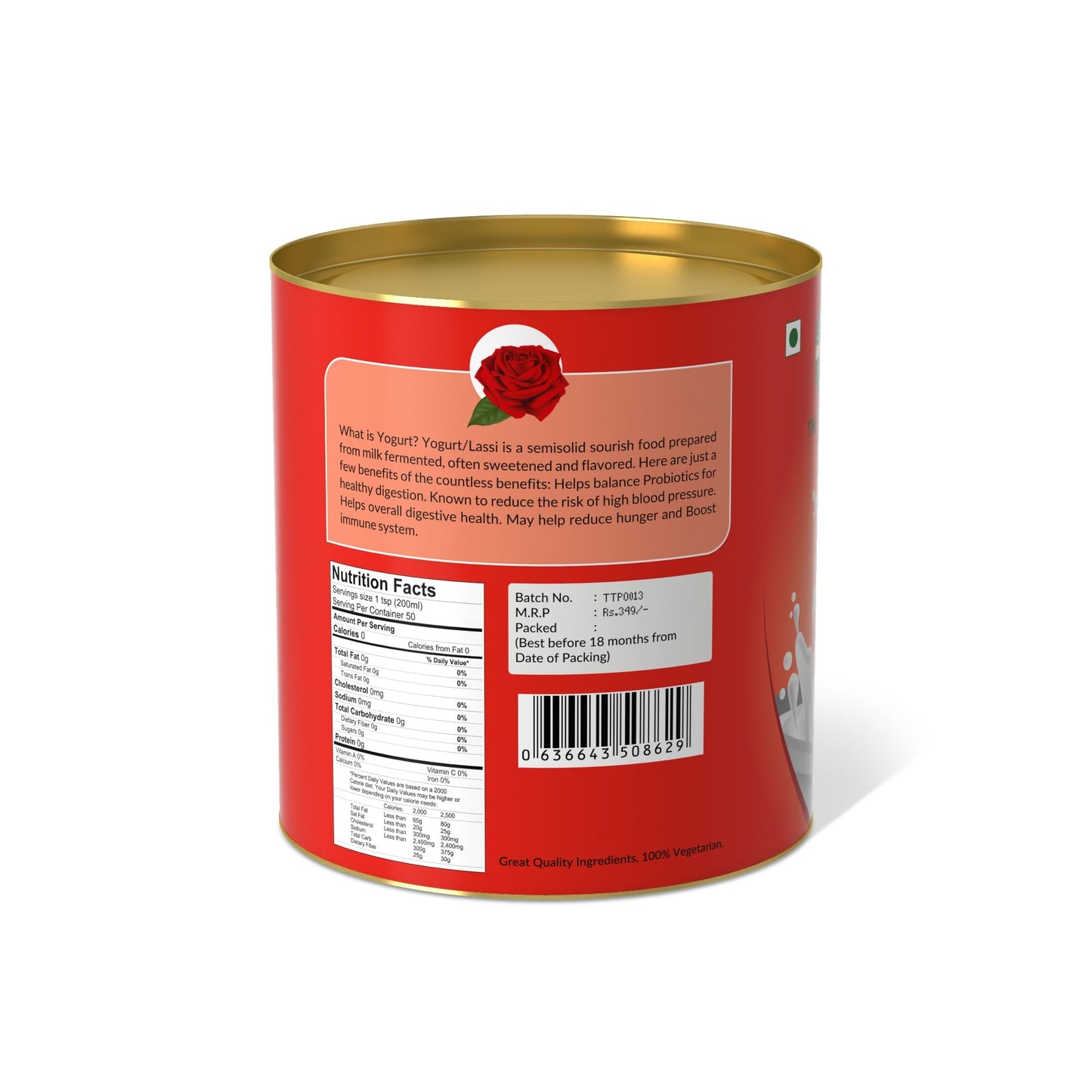 The Tea Planet Rose Flavored Lassi Mix