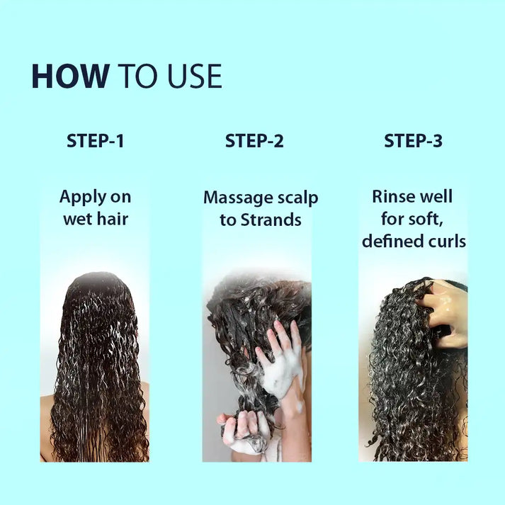 Dermistry Curl Define Shampoo for Natural Curls | Keratin | Dermistry