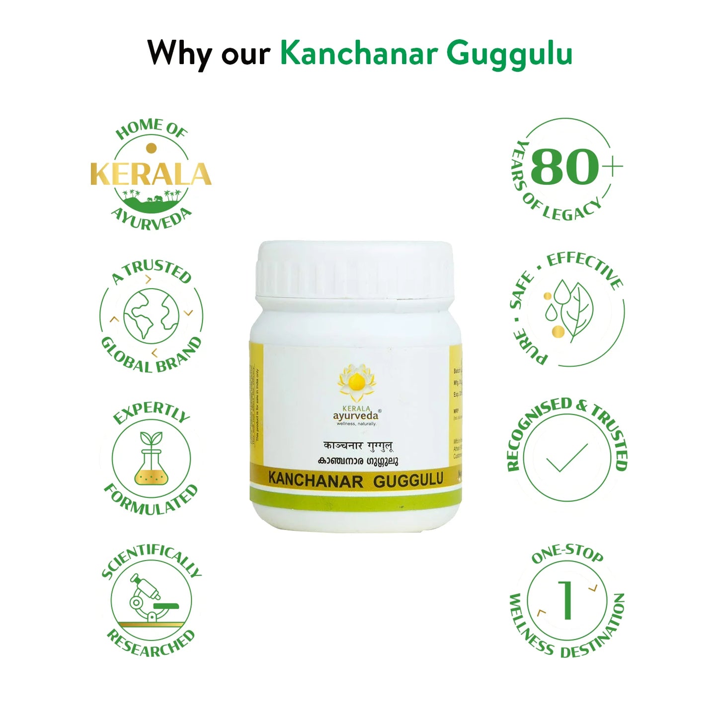 Kerala Ayurveda Kanchanar Guggulu